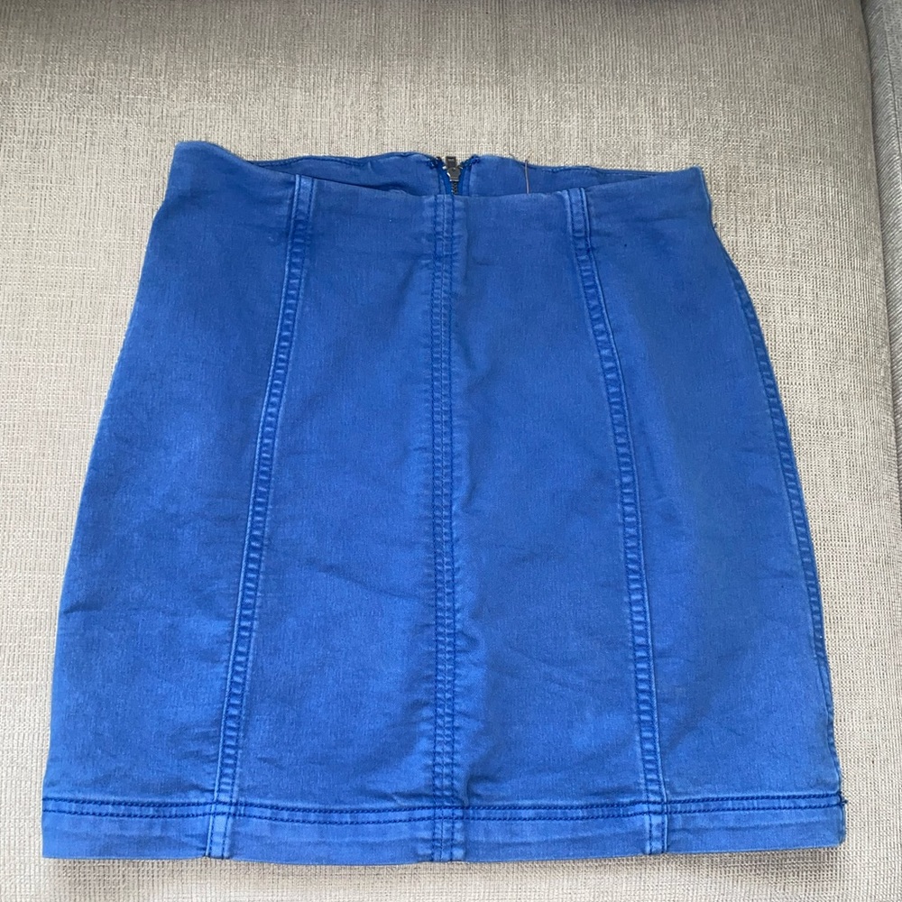 Free People blue skirt